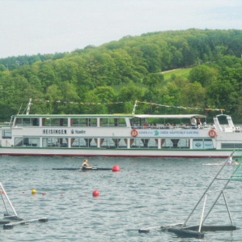 The now clean Baldeneysee Lake in Essen