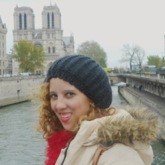 Notre Dame Cathedral in Background the Seine river and Me