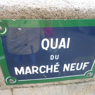 Street sign with my cousins name in Paris