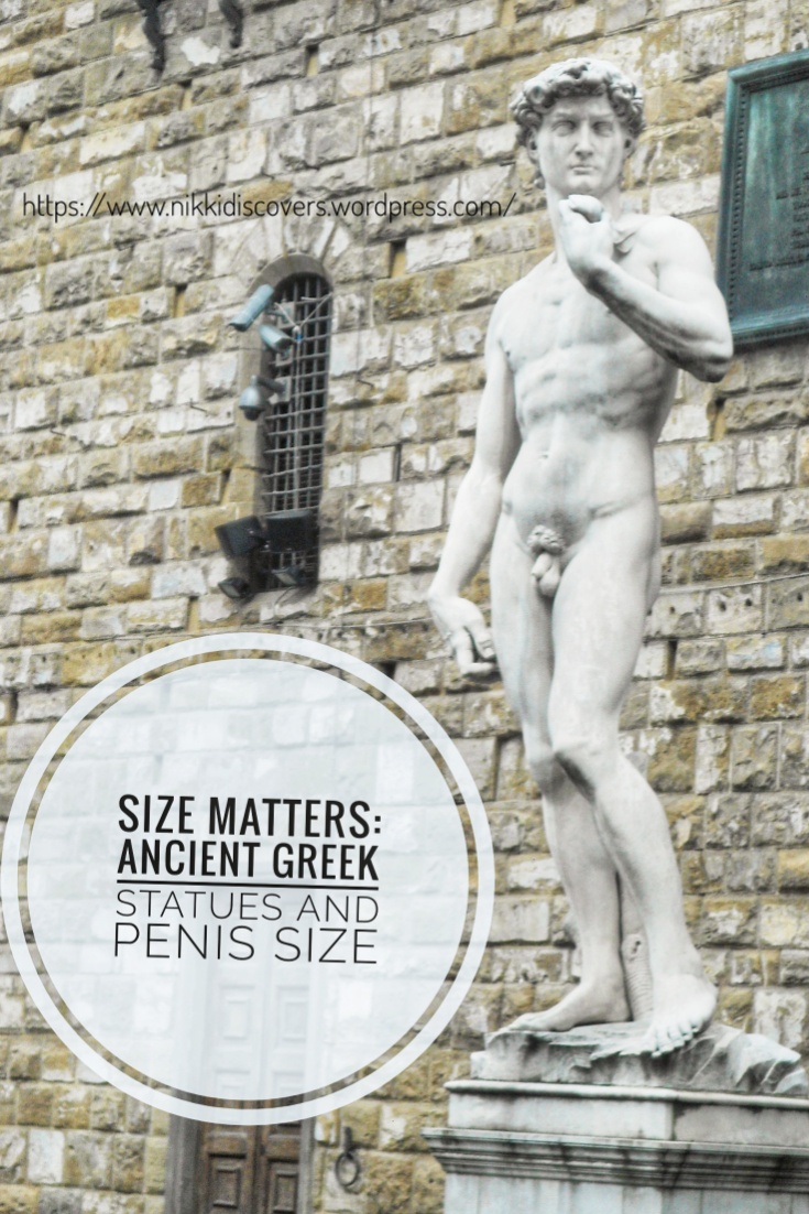 Size penis of statue david Ancient Romans